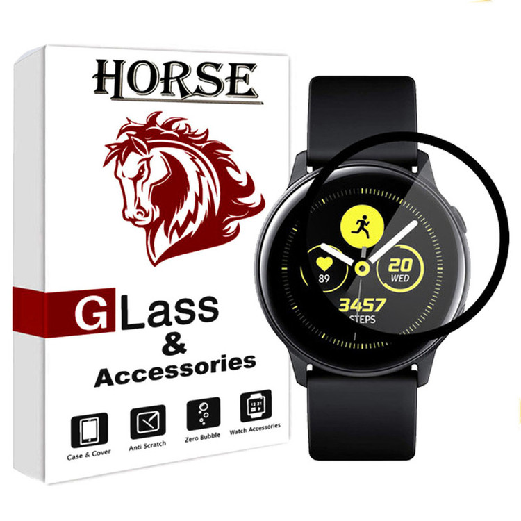محافظ صفحه نمایش هورس مدل PMMAWH مناسب برای ساعت هوشمند سامسونگ Galaxy Watch Active 44 mm