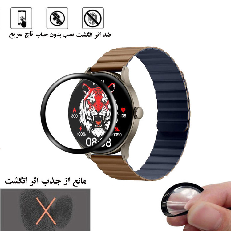 محافظ صفحه نمایش هورس مدل PMMAWH مناسب برای ساعت هوشمند شیائومی Imiki TG1