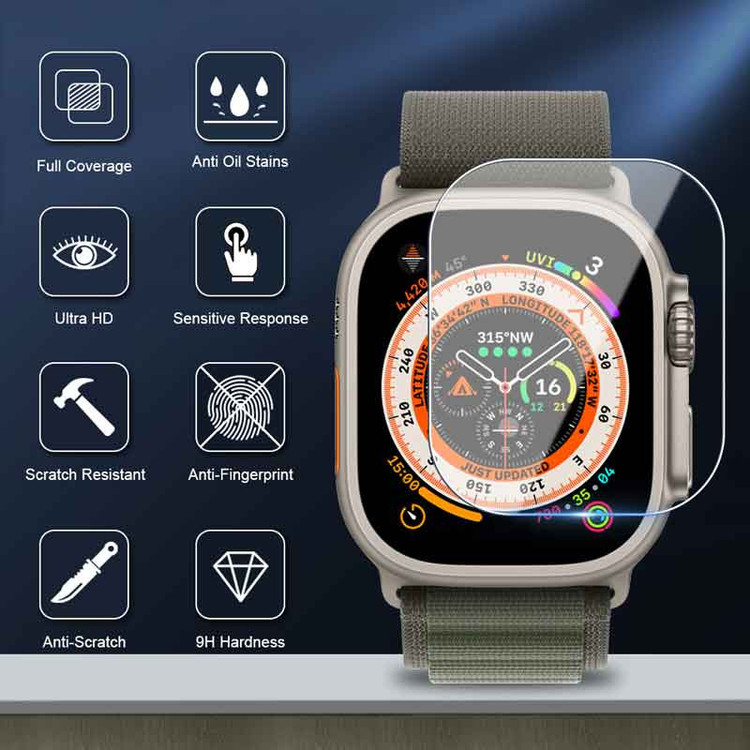 محافظ صفحه نمایش گوف مدل WTCH-clG مناسب برای ساعت هوشمند هاینو تکو T89 Ultra / T99 Ultra Max