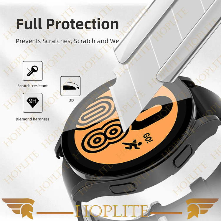کاور هاپلایت مدل PC-Bumper-HL مناسب برای ساعت هوشمند سامسونگ Galaxy Watch 5 40mm به همراه محافظ صفحه نمایش