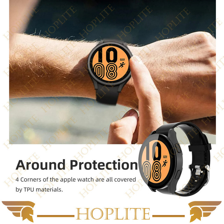 کاور هاپلایت مدل PC-Bumper-HL مناسب برای ساعت هوشمند سامسونگ Galaxy Watch 5 44mm به همراه محافظ صفحه نمایش
