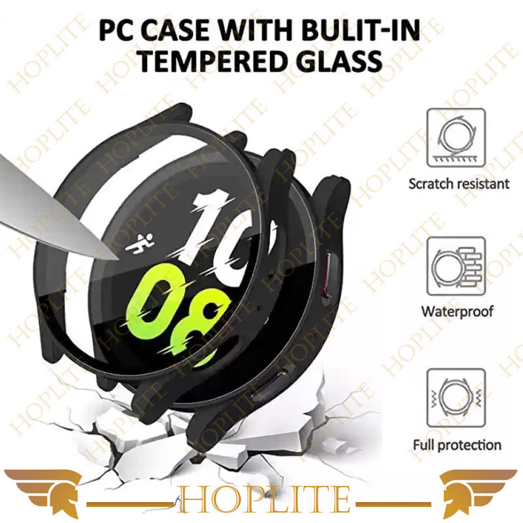 کاور هاپلایت مدل PC-Bumper-HL مناسب برای ساعت هوشمند سامسونگ Galaxy Watch 5 44mm به همراه محافظ صفحه نمایش