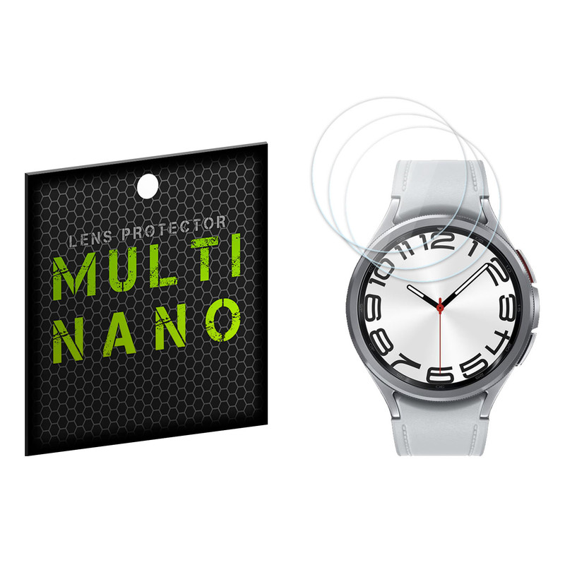 محافظ صفحه نمایش مولتی نانو مدل X-S3N مناسب برای ساعت هوشمند سامسونگ Galaxy Watch6 Classic 47mm بسته سه عددی