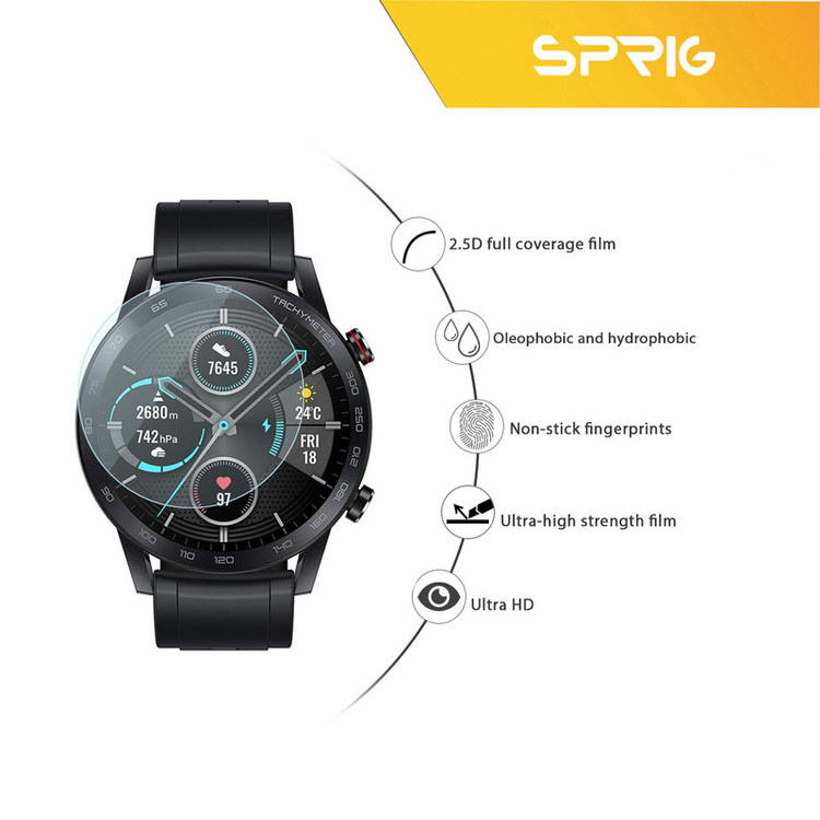 محافظ صفحه نمایش اسپریگ مدل SPG مناسب برای ساعت هوشمند سامسونگ Galaxy Watch 3 41mm بسته دو عددی