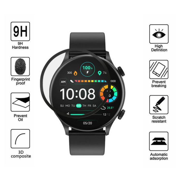 محافظ صفحه نمایش گودزیلا مدل GS-Ocean مناسب برای ساعت هوشمند هایلو Solar Plus به همراه بند