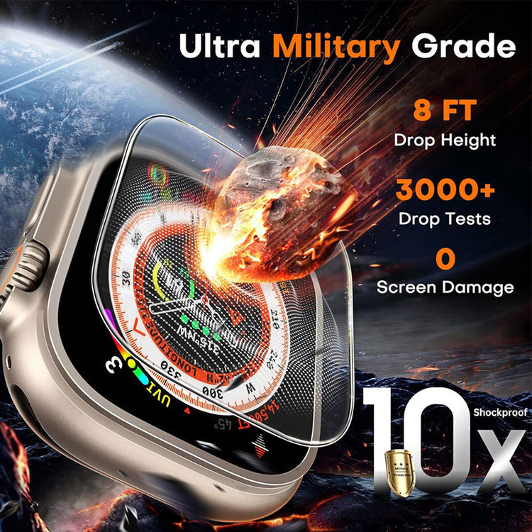 محافظ صفحه نمایش شیشه ای واچ من مدل SH-WM مناسب برای ساعت هوشمند T800 ULTRA / T900 ULTRA / T1000 ULTRA / HK8 PRO / HK8 PRO MAX