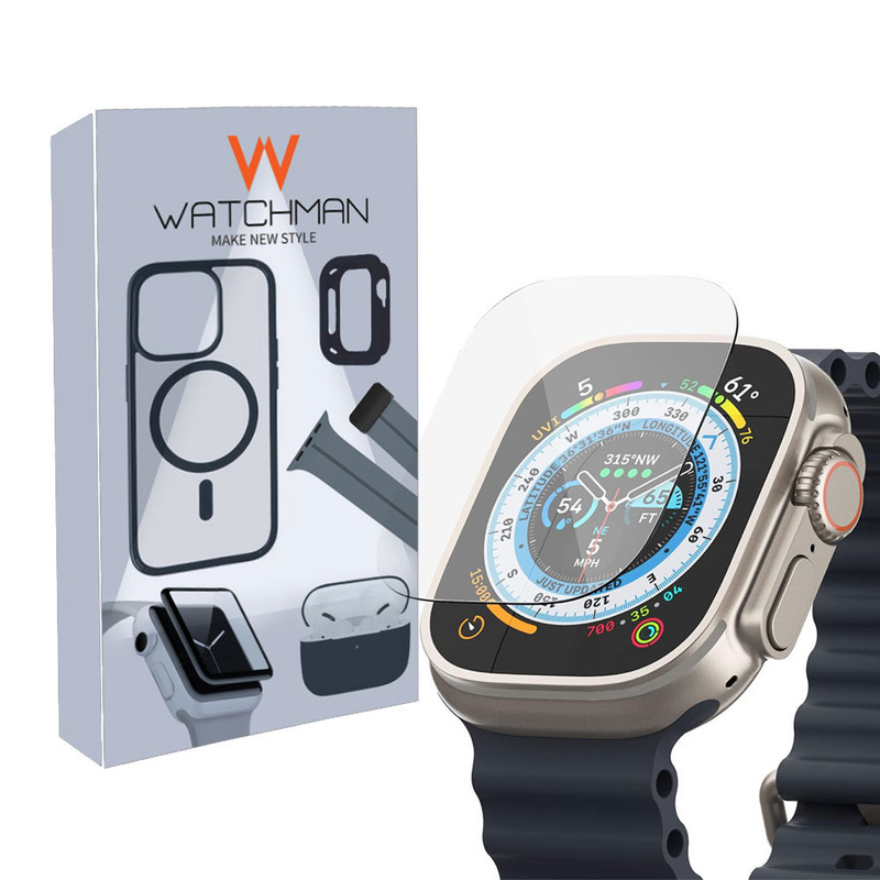 محافظ صفحه نمایش شیشه ای واچ من مدل SH-WM مناسب برای ساعت هوشمند T800 ULTRA / T900 ULTRA / T1000 ULTRA / HK8 PRO / HK8 PRO MAX