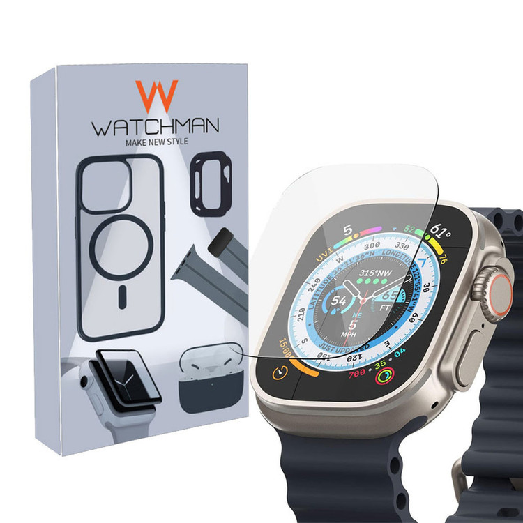 محافظ صفحه نمایش شیشه ای واچ من مدل SH-WM مناسب برای ساعت هوشمند T800 ULTRA / T900 ULTRA / T1000 ULTRA / HK8 PRO / HK8 PRO MAX