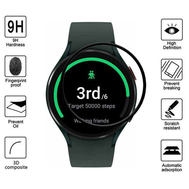 محافظ صفحه نمایش راینو مدل R-PMMA مناسب برای مچ بند هوشمند سامسونگ GALAXY Watch 4 40mm بسته 2 عددی