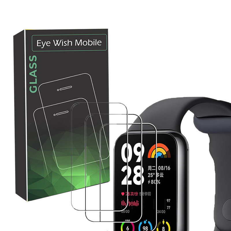 محافظ صفحه نمایش آی ویش مدل SH مناسب برای ساعت هوشمند شیائومی Mi Band 8 pro بسته سه عددی