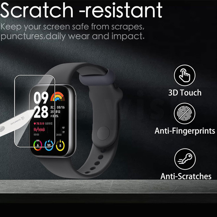 محافظ صفحه نمایش آی ویش مدل SH مناسب برای ساعت هوشمند شیائومی Mi Band 8 pro بسته سه عددی