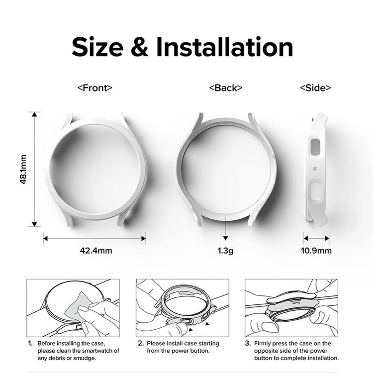 کاور واچ من مدل Cover-WM مناسب برای ساعت هوشمند سامسونگ Galaxy Watch 6 40 mm