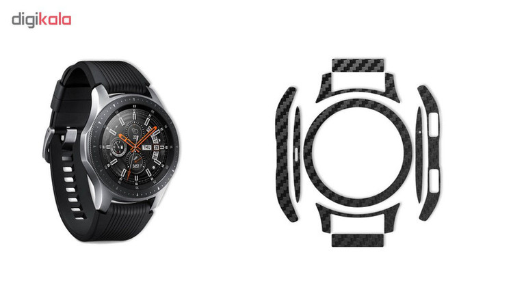 بسته 2 عددی برچسب ماهوت مدل Carbon-fiber مناسب برای ساعت هوشمند Samsung Galaxy Watch 46mm