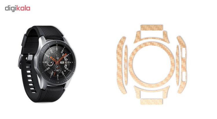 بسته 2 عددی برچسب ماهوت مدل Carbon-fiber مناسب برای ساعت هوشمند Samsung Galaxy Watch 46mm
