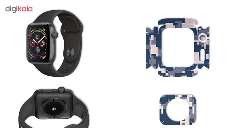 برچسب ماهوت طرح Army-pixel مناسب برای ساعت هوشمند اپل Watch 3 - 42mm بسته 2 عددی