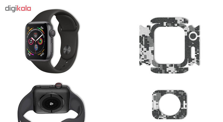 برچسب ماهوت طرح Army-pixel مناسب برای ساعت هوشمند اپل Watch 3 - 42mm بسته 2 عددی