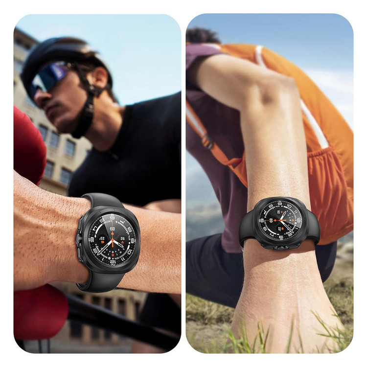 کاور سوپرسی مدل PC Bumper SC مناسب برای ساعت هوشمند سامسونگ Galaxy Watch 7 Ultra 47mm به همراه محافظ صفحه نمایش