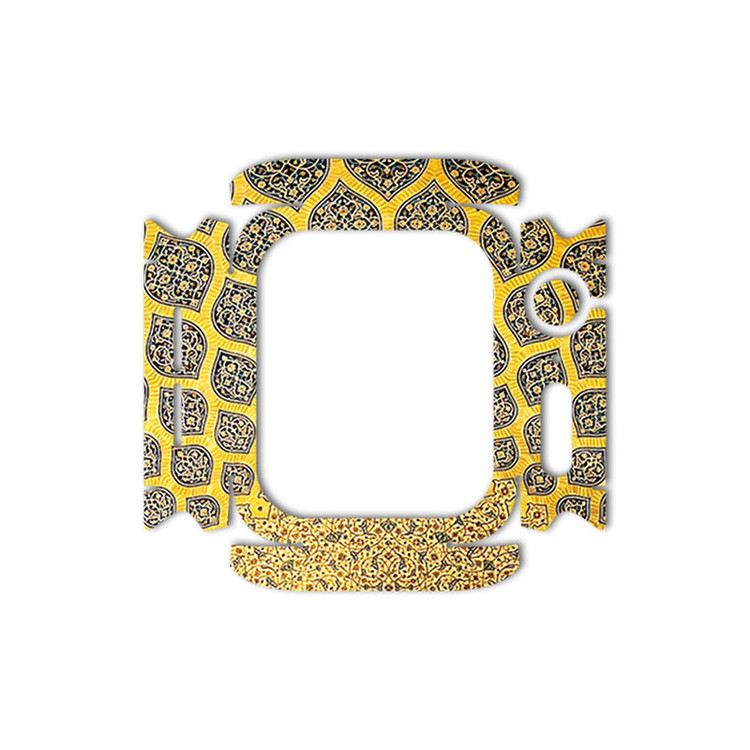 برچسب ماهوت طرح Sheikh-Lotfollah Mosque-Tile مناسب برای ساعت هوشمند اپل Watch 4 - 40mm بسته 2 عددی