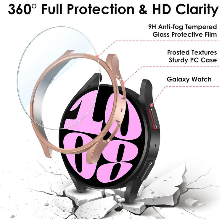 کاور واچ من مدل bumper-WM مناسب برای ساعت هوشمند سامسونگ Galaxy Watch 4 40 mm به همراه محافظ صفحه نمایش