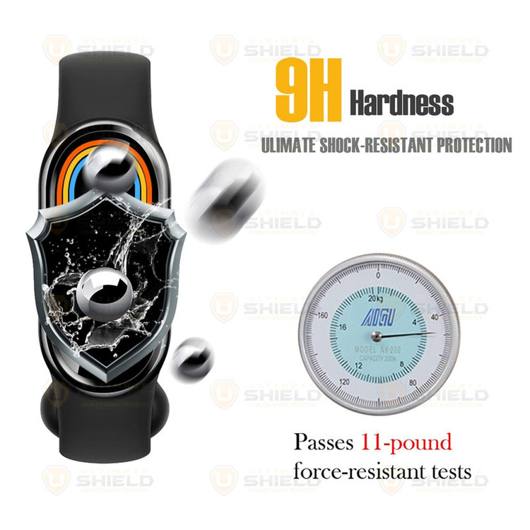 محافظ صفحه نمایش آلتیمیت شیلد مدل Nano Pmma مناسب برای ساعت هوشمند شیائومی Mi Band 8 بسته سه عددی
