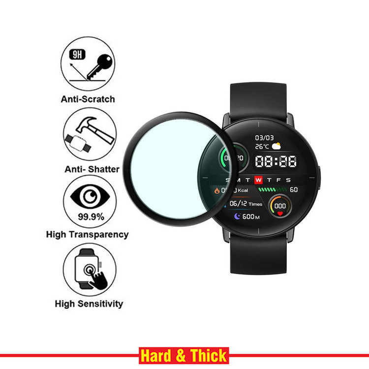 محافظ صفحه نمایش نانو هارد اند تیک مدل Pmma-HT مناسب برای ساعت هوشمند سامسونگ Galaxy Watch 6 40mm بسته دو عددی