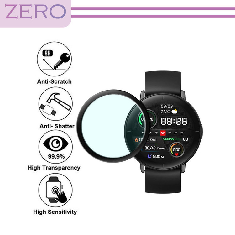 محافظ صفحه نمایش نانو زیرو مدل Pmma-ZR مناسب برای ساعت هوشمند سامسونگ Galaxy Watch 6 40mm بسته سه عددی