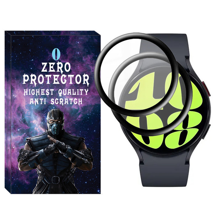 محافظ صفحه نمایش نانو زیرو مدل Pmma-ZR مناسب برای ساعت هوشمند سامسونگ Galaxy Watch 6 44mm بسته دو عددی