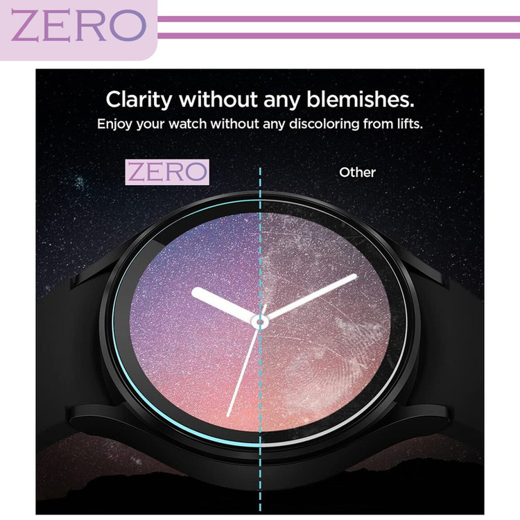 محافظ صفحه نمایش نانو زیرو مدل Pmma-ZR مناسب برای ساعت هوشمند سامسونگ Galaxy Watch 6 44mm بسته دو عددی