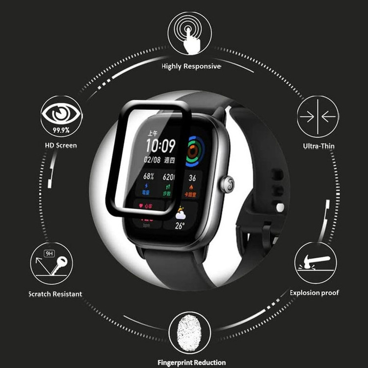 محافظ صفحه نمایش نانو واچ من مدل pmma-WM مناسب برای ساعت هوشمند شیائومی maimo watch wt2105 بسته سه عددی