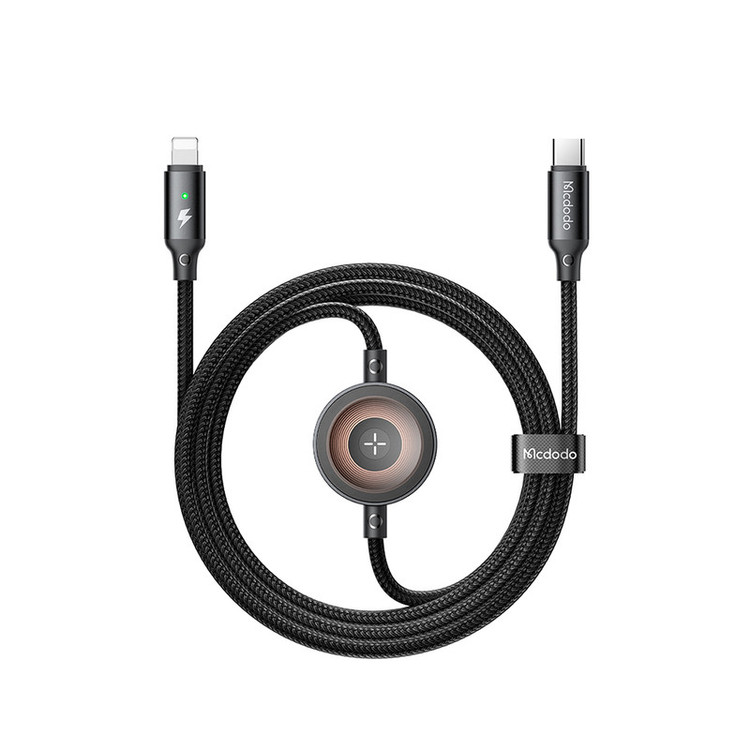 کابل شارژ USB-C به لایتنینگ و اپل واچ مک دودو مدل ca-5680 طول 1.5 متر