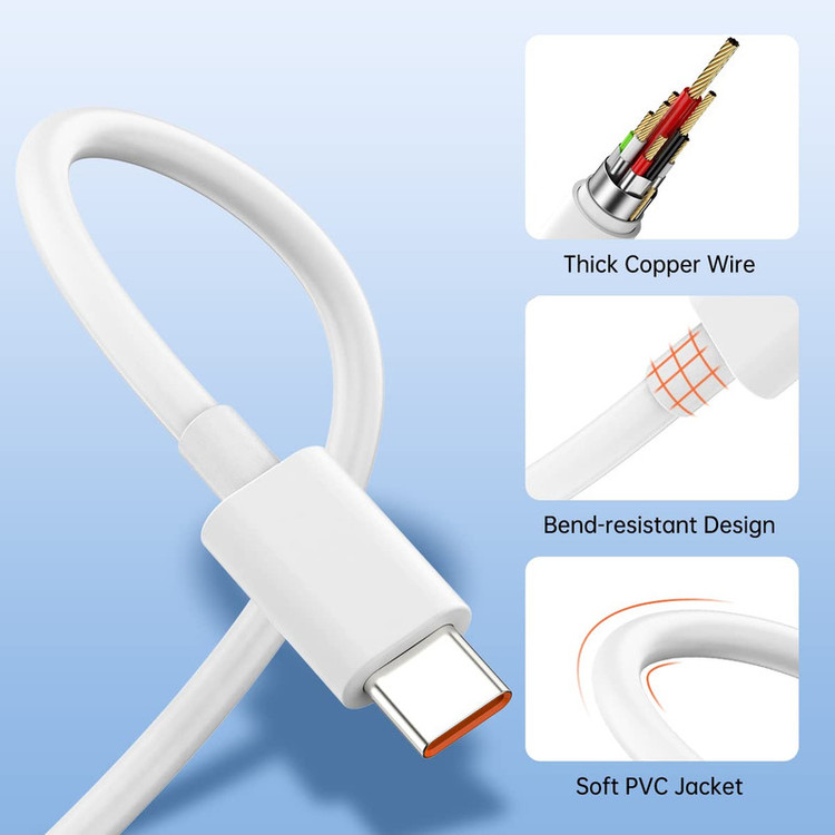 کابل تبدیل USB به USB-C مدل Fast Charge 120W طول 1 متر
