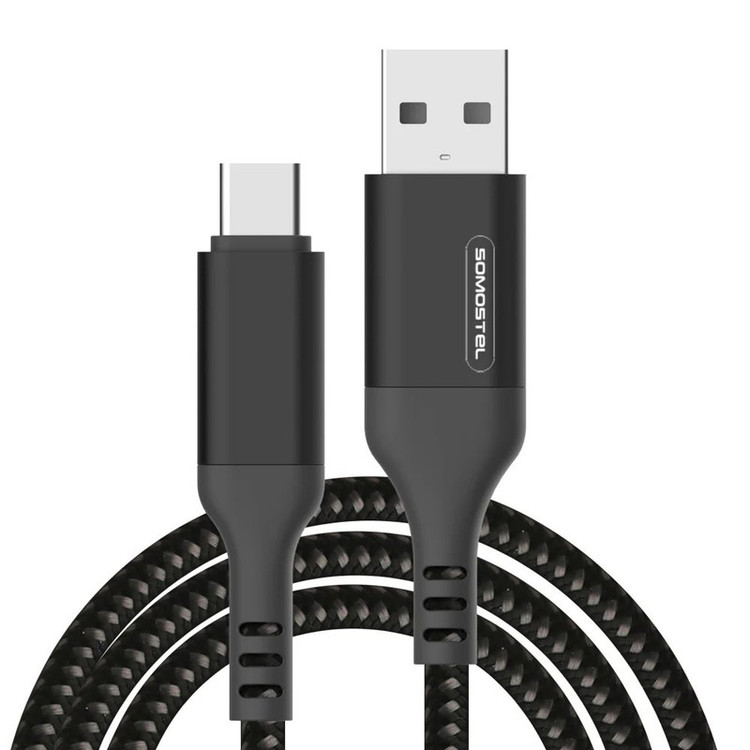 کابل تبدیل USB به USB-C سوموس تل مدل FAST CHARGE BW16 طول 1 متر