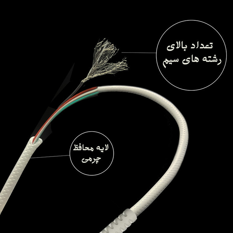 کابل تبدیل USB به USB-C مدل 2.4FAST طول 1 متر