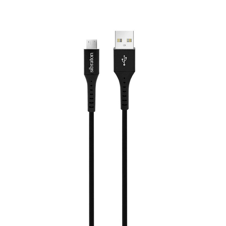 کابل تبدیل USB به microUSB سیبراتون مدل S225A طول 1.1 متر