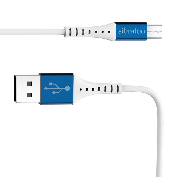 کابل تبدیل USB به microUSB سیبراتون مدل S225A طول 1.1 متر