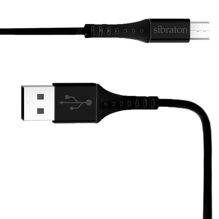کابل تبدیل USB به microUSB سیبراتون مدل S225A طول 1.1 متر