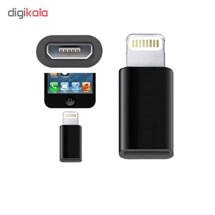 مبدل micro USB به لایتنینگ مدل SH8