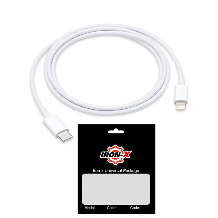کابل تبدیل USB-C به لایتنینگ آیرون ایکس مدل APPLE-ORG طول 1 متر
