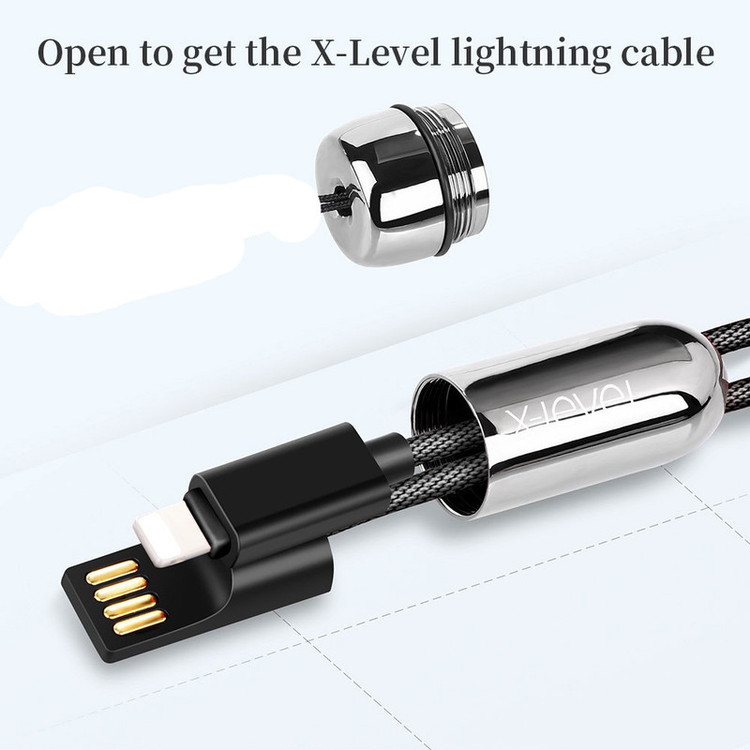 کابل تبدیل USB به لایتنینگ ایکس لول مدل PALM طول 0.18 متر
