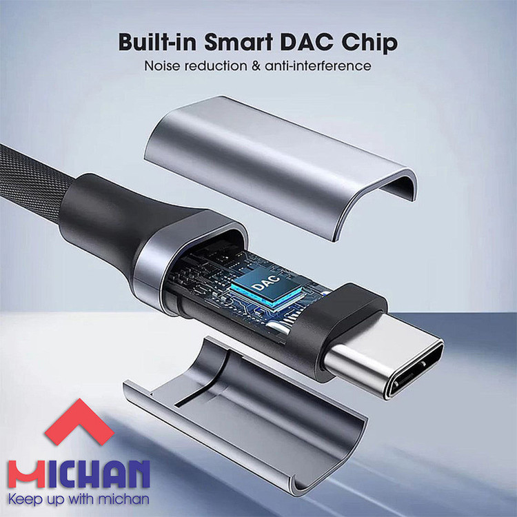 مبدل USB-C به جک 3.5 میلی متری مدل T1