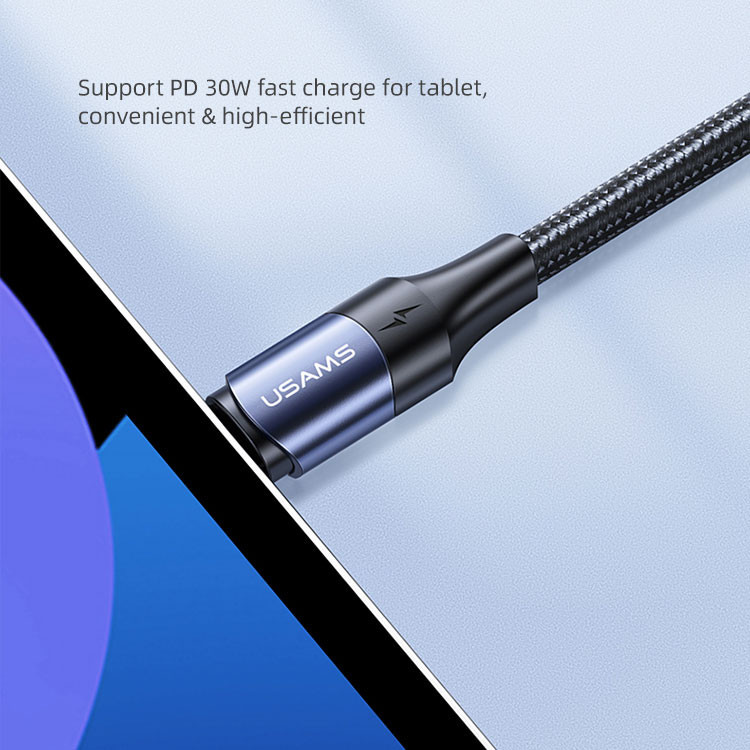 کابل تبدیل USB -c مدل US-sj524 طول 1.2 متر