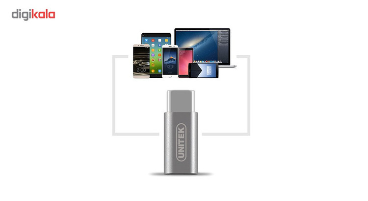 مبدل USB-C به Micro-USB یونیتک مدل Y-A027AGY