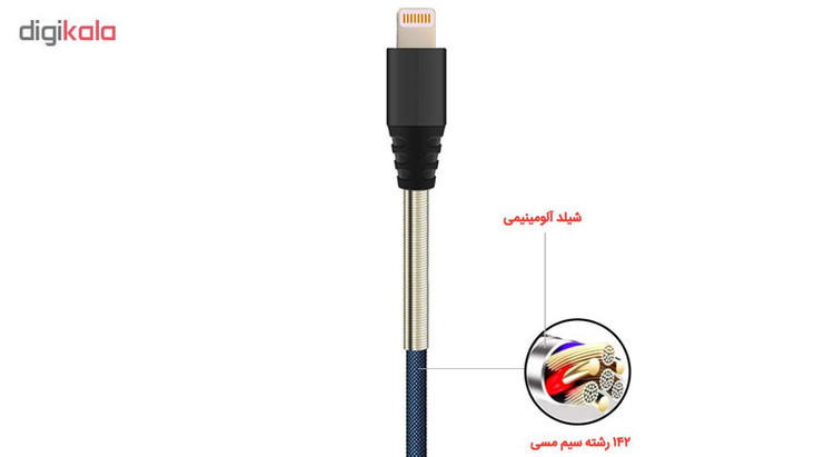 کابل تبدیل USB به لایتنینگ جاست لاو ویجت مدل 6s طول 0.3 متر