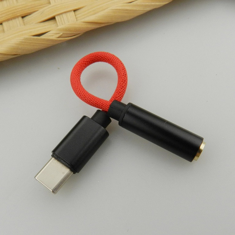 کابل تبدیل USB-C به AUX کین مدل KY-222 طول 0.12 متر