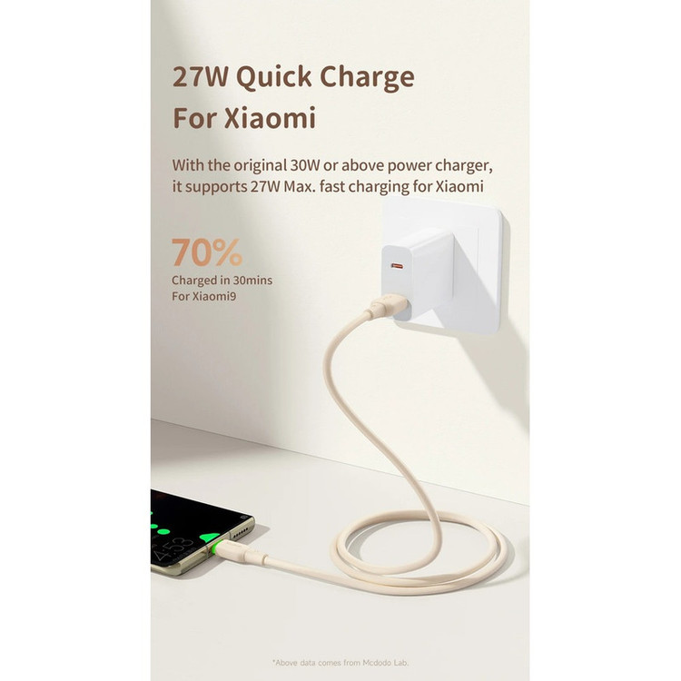 کابل تبدیل USB به USB-C مک دودو مدل CA-475 طول 1.2 متر
