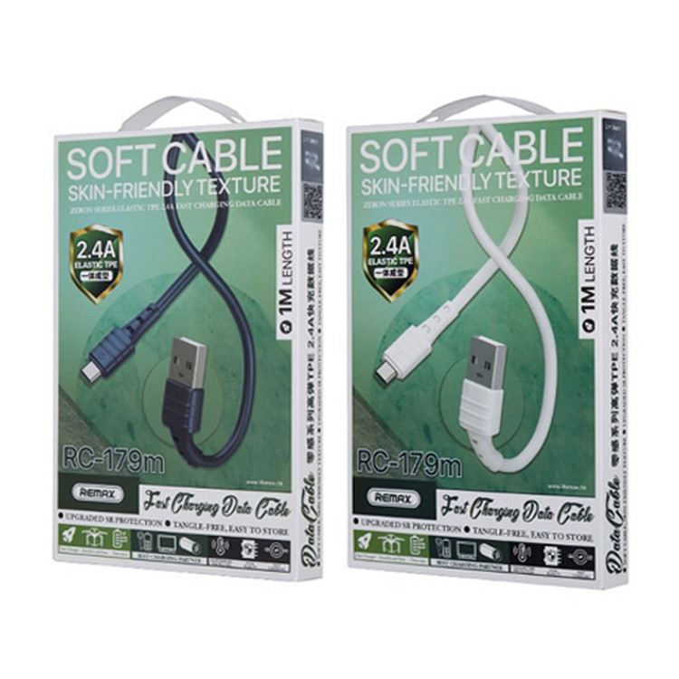 کابل تبدیل USB به microUSB ریمکس مدل RC-179m طول 1 متر