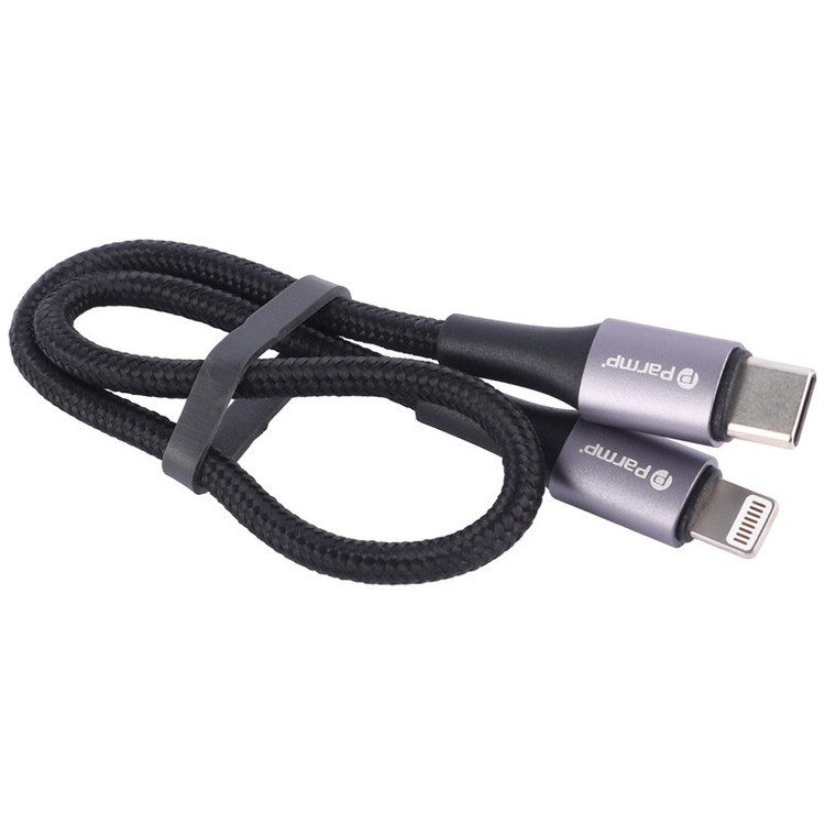 کابل تبدیل USB-C به لایتنینگ پارمپ مدل Efficiency Speed 27W طول 0.3 متر