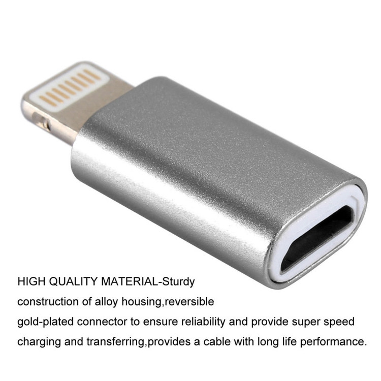 مبدل microUSB به لایتنینگ مدل MI01