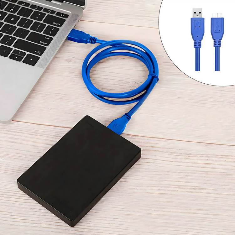 کابل هارد USB 3.0 کی نت مدل K-CUHD3010 طول 1 متر