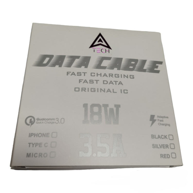 کابل تبدیل USB به لایتنینگ A TECH مدل iPh10 طول 1 متر